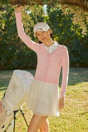 DOT SHA PLEATED SKIRT