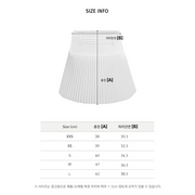 HIGH-WAIST FLARE PLEATED SKIRT