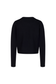 FLOWER JACQUARD OPEN CARDIGAN