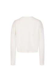 FLOWER JACQUARD OPEN CARDIGAN