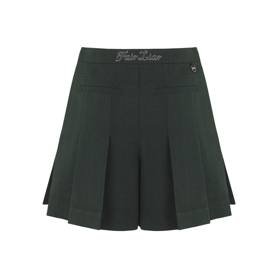 RIBBON PLEATED CULOTTES