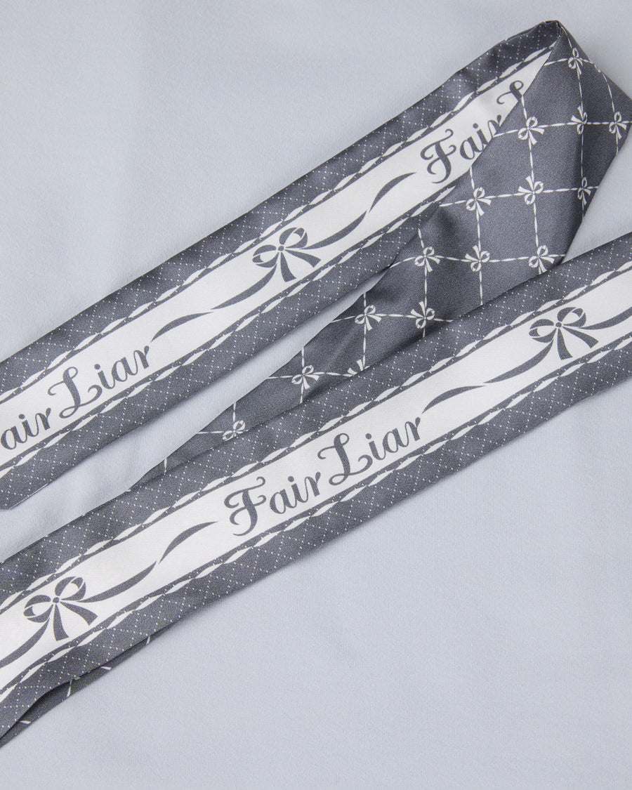 SCARF SET SHOULDER SHIRRING T-SHIRT