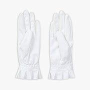 FRILL CRYSTAL LOGO GLOVES