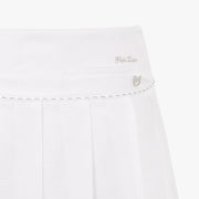 SEERSUCKER PLEATS SKIRT