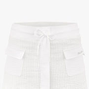 HIGH-WAIST MESH SKIRT