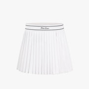 BELT SET HIGH-WAIST PLEATS SKIRT