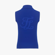 WIDE COLLAR SLEEVELESS KNIT