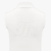 WIDE COLLAR SLEEVELESS KNIT