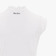 TULIP COLLAR SLEEVELESS T-SHIRT