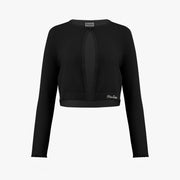 SEE-THROUGH CROP CARDIGAN