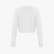 SEE-THROUGH CROP CARDIGAN