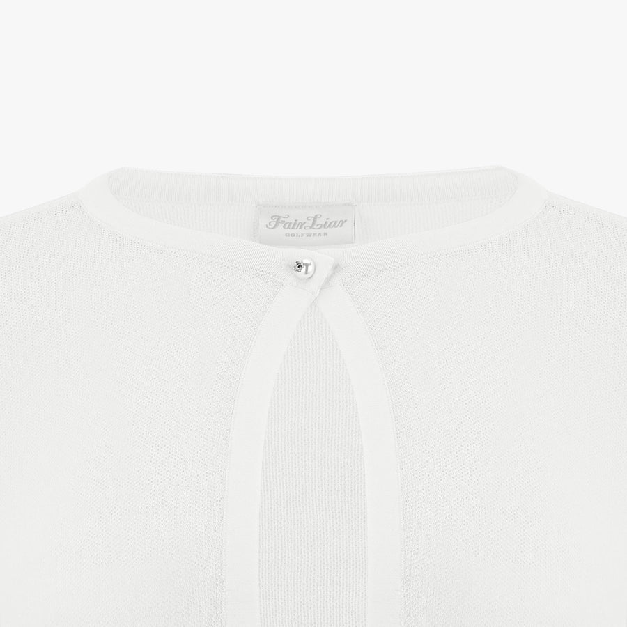 SEE-THROUGH CROP CARDIGAN