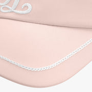 CHAIN LOGO EMBROIDERED VISOR