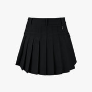 HIGH-WAISTED SIDE PLEATED SKIRT