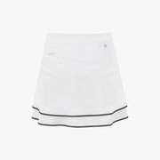 RIBBON BELT ADORNED FLARE SKIRT