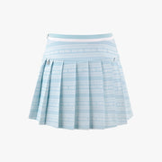 LOGO PATTERN PRINT PLEATED SKIRT