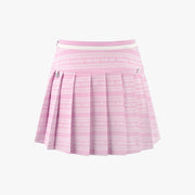 LOGO PATTERN PRINT PLEATED SKIRT