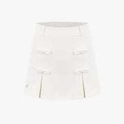 RIBBON DETAIL A-LINE SKIRT