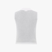 BACK MESH COLLAR VEST