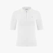 FRONT RUFFLE COLLAR KNIT