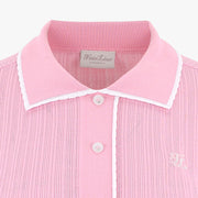 SCALLOP COLLAR CHILBU KNIT