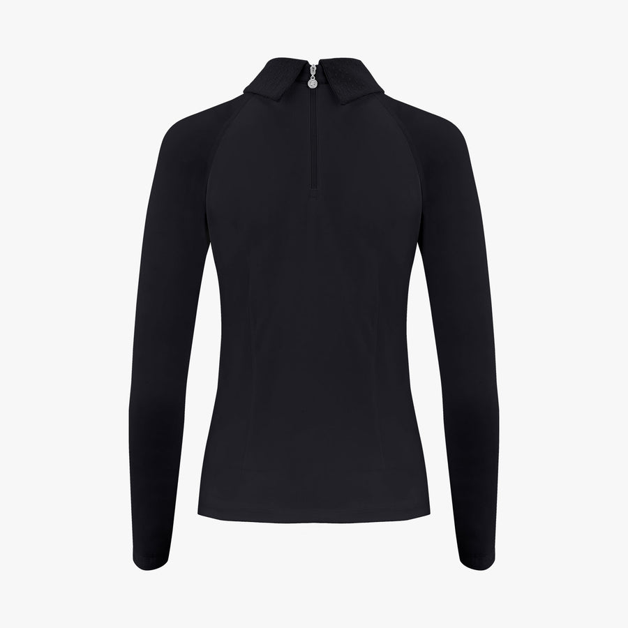 DOT SHAWL COLLAR COOLING T-SHIRT