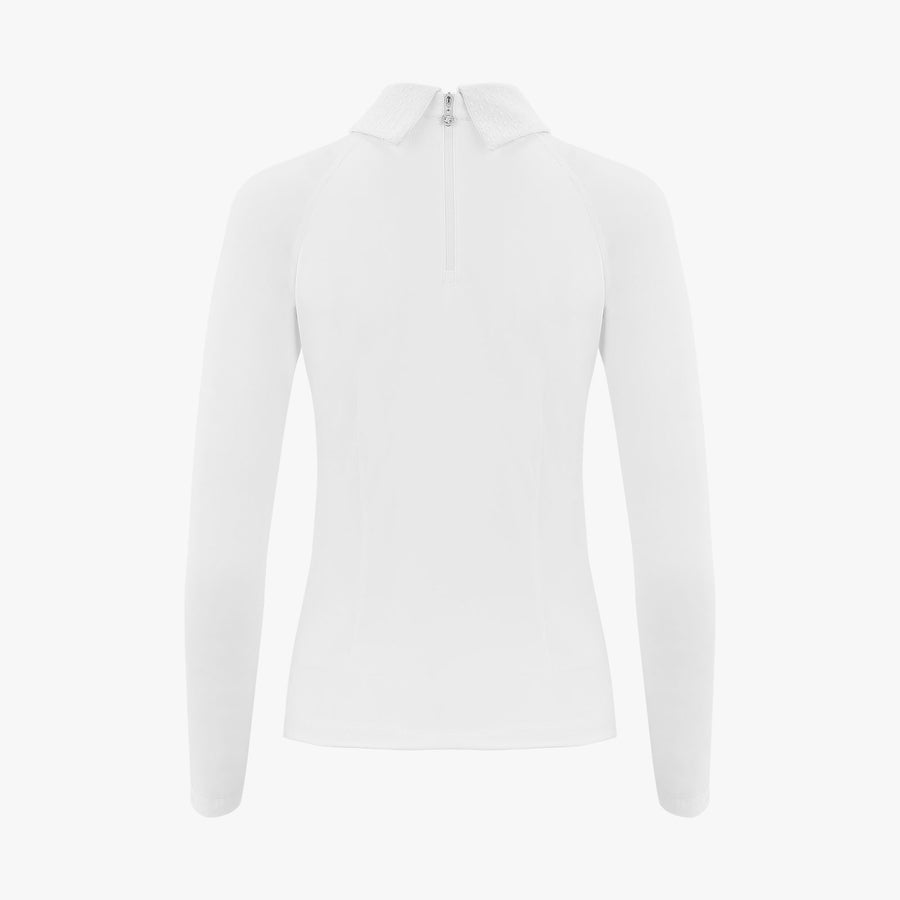 DOT SHAWL COLLAR COOLING T-SHIRT