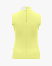 DOUBLE HIGH NECK SLEEVELESS T-SHIRT