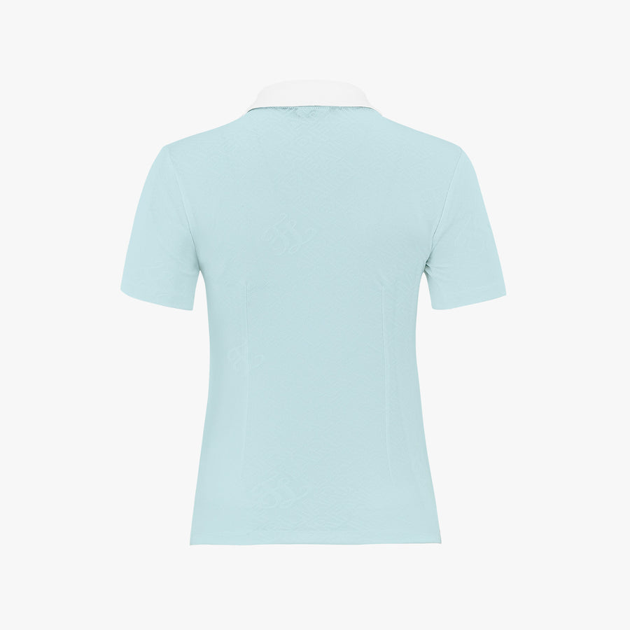FERA JACQUARD COLLAR T-SHIRT