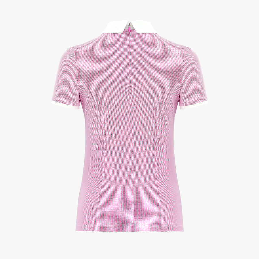 TWO-TONE PIQUE T-SHIRT