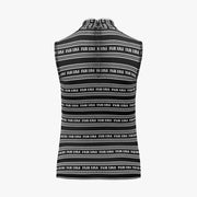 LOGO PATTERN PRINT SLEEVELESS T-SHIRT