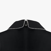 BEADED COLLAR COOLING T-SHIRT