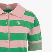 STRIPE PETITE CARDIGAN