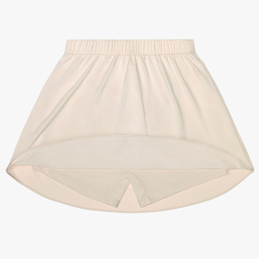 PLEATS THREE QUARTER KNIT DRESS