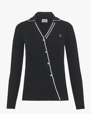 OBILIQUE V-NECK KNIT