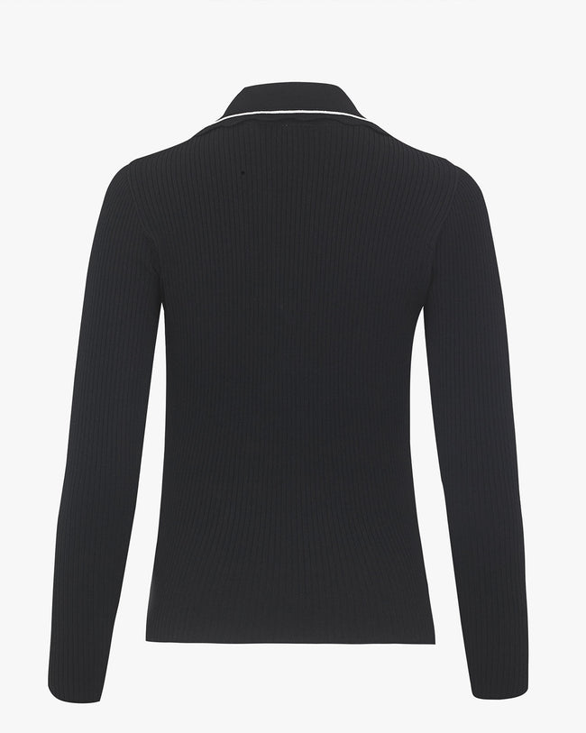 OBILIQUE V-NECK KNIT