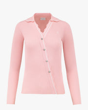 OBILIQUE V-NECK KNIT