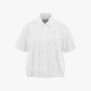 RIBBON SHORT SLEEVE JUMPER