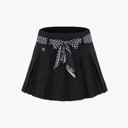 SCARF SET PLEATED SKIRT