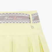 SCARF SET PLEATED SKIRT