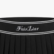 LOGO JACQUARD BAND PLEATED SKIRT