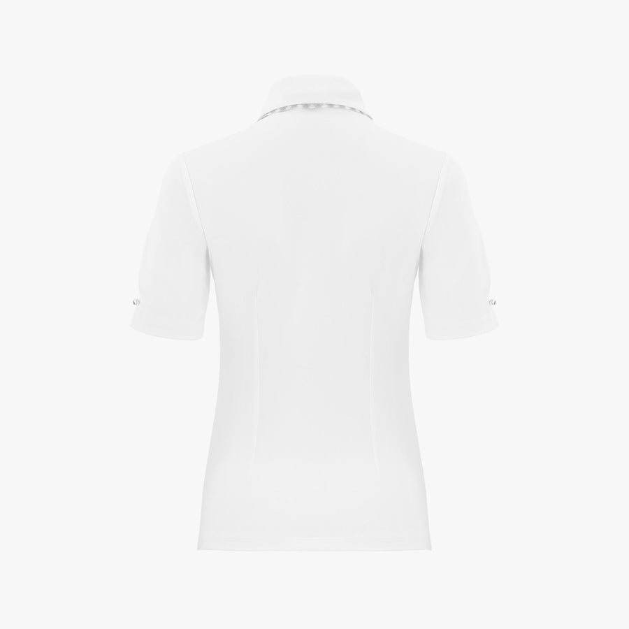 GINGHAM SCARF SET T-SHIRT