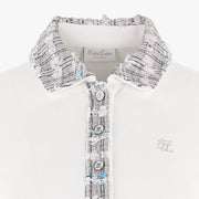 TWEED COLLAR SEVEN PART T-SHIRT