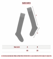 LOGO JACQUARD KNEE SOCKS