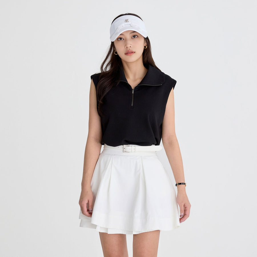 HALF ZIP-UP VEST