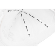ORGANZA RIBBON LOGO CAP