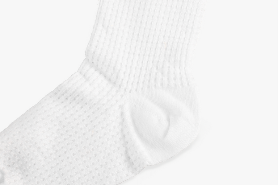 MESH RIBBON KNEE SOCKS