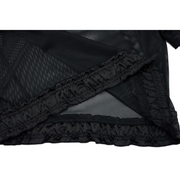 MESH CROP SHORT SLEEVE SET
