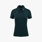 FRONT SHIRRING T-SHIRT
