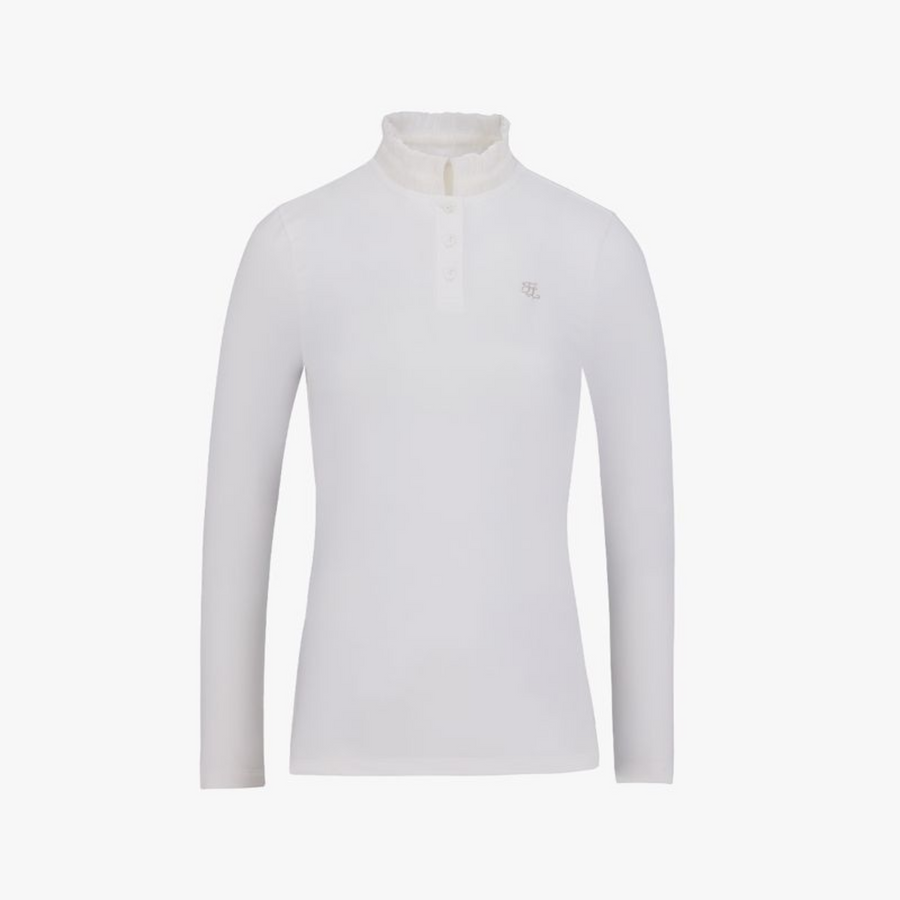 RIBBON FRILL T-SHIRT